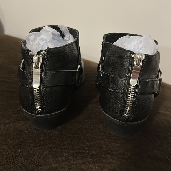 Laundry List Harness Ankle Boots in Black - Picture 4 of 7